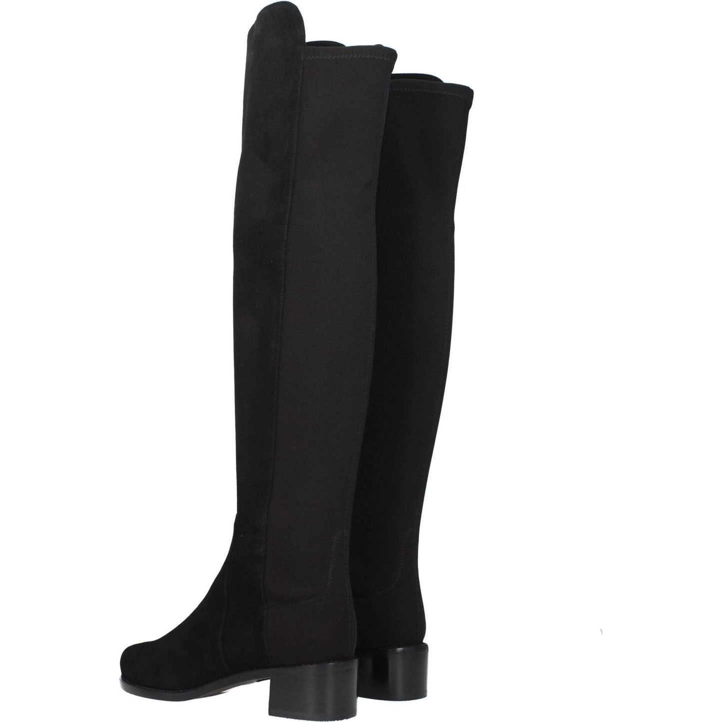 Stuart Weitzman Black Leather Over The Knee ST-8547267117321-EU35/US5