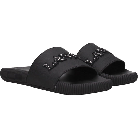 Lanvin Black Cotton Slippers Sandals LA-8547273441545-EU36/US6