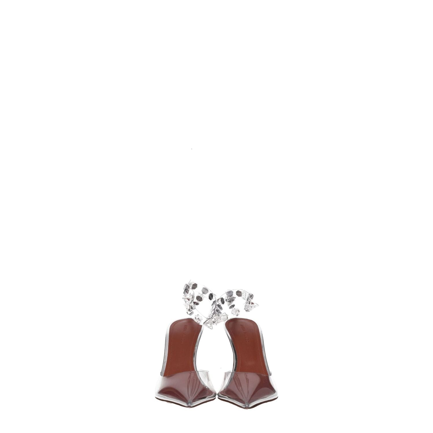 Amina Muaddi Transparent Pvc High Heel Pumps