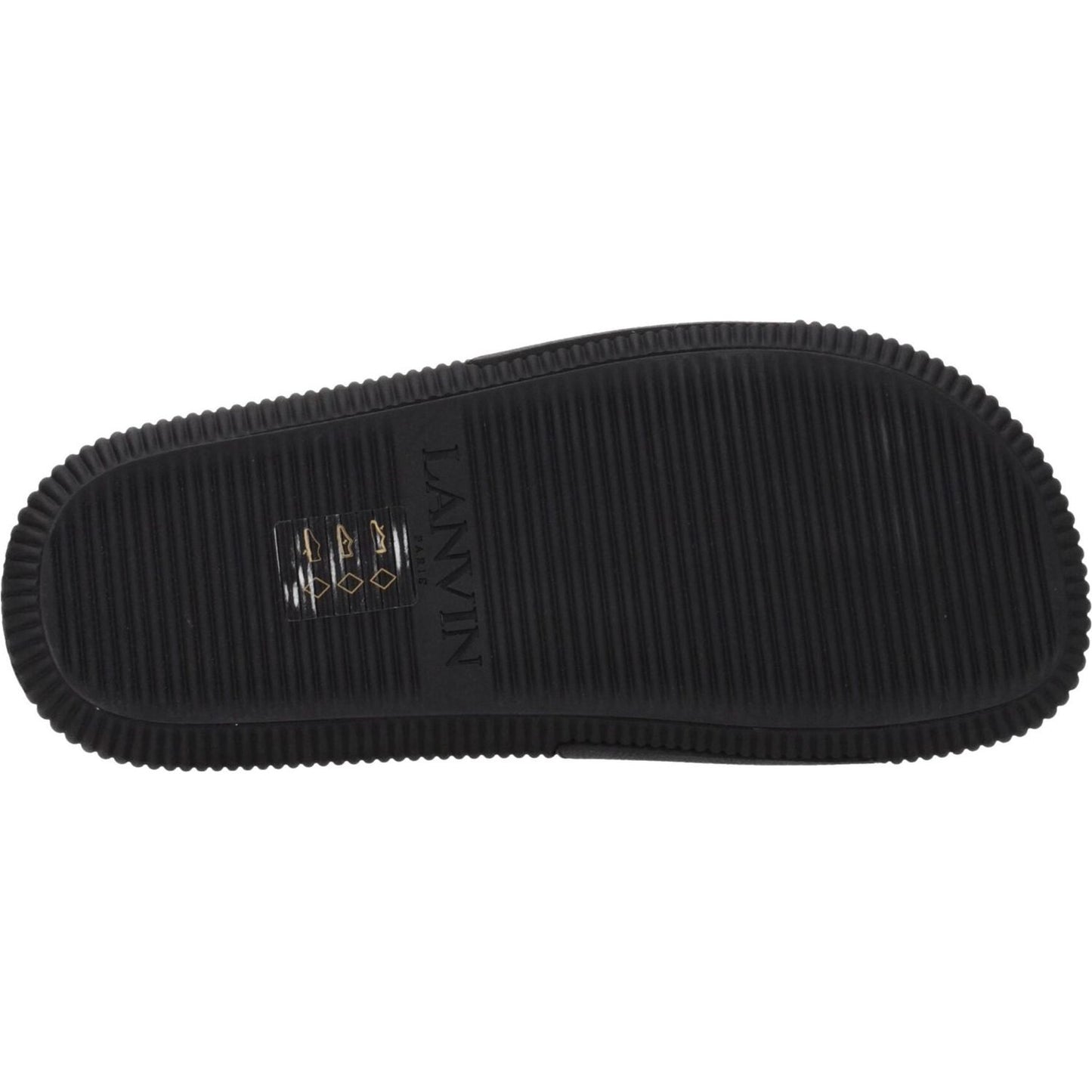Lanvin Black Cotton Slippers Sandals LA-8547273441545-EU36/US6