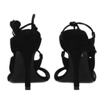 The Attico Black Leather Stiletto Heels Sandals TH-8547286941961-EU37/US7