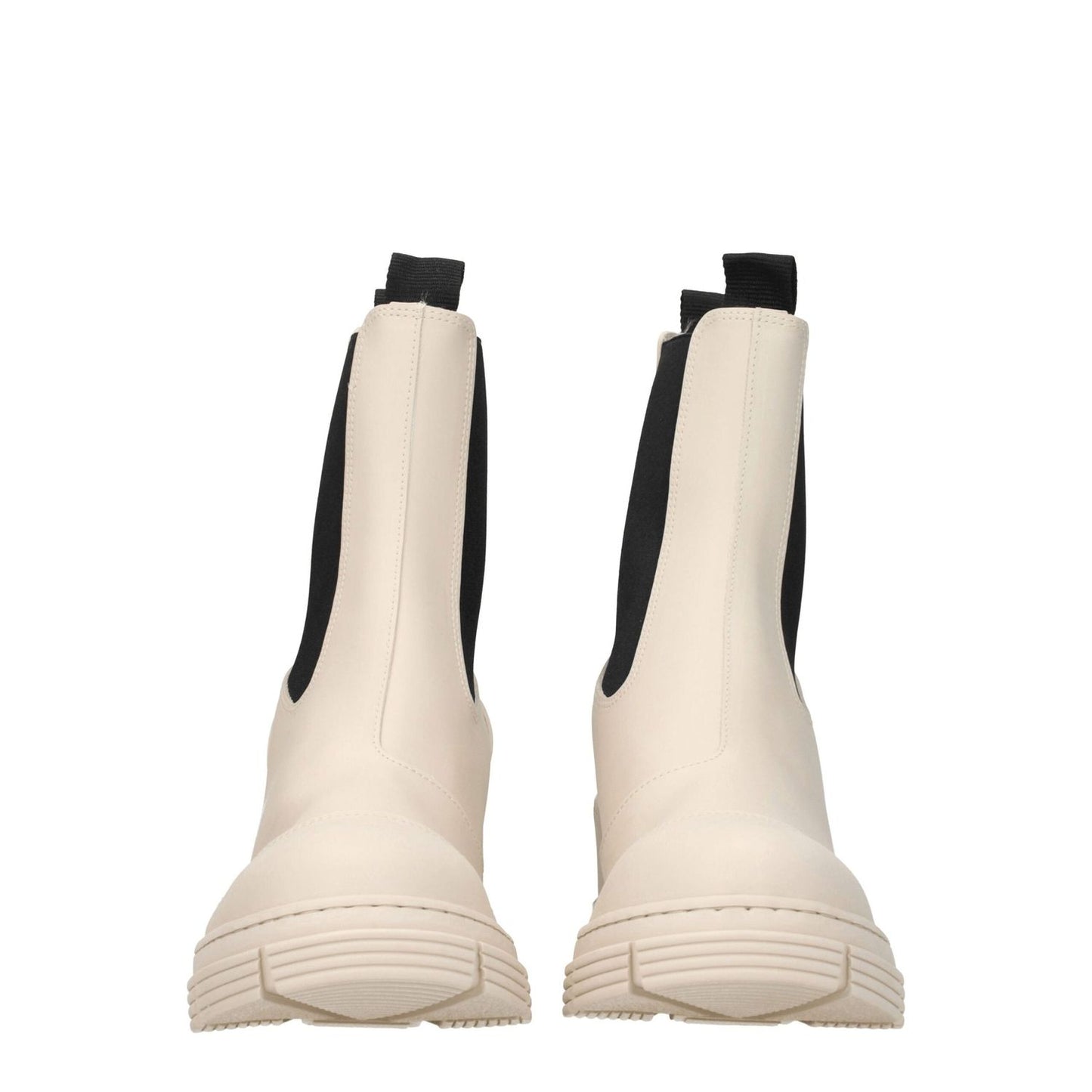 Ganni Gray Cotton Ankle Boots GA-8547288252681-EU39/US9