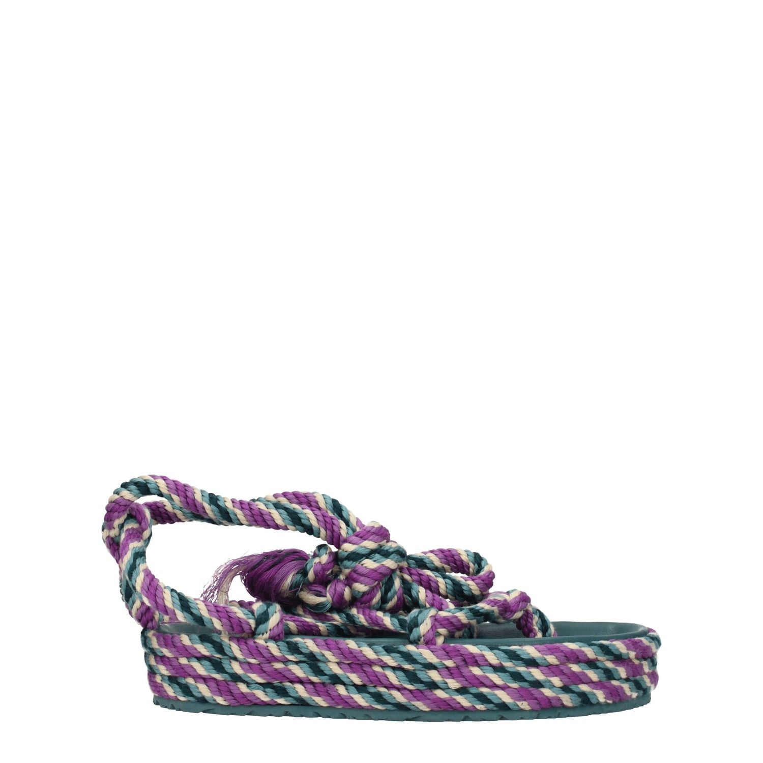 Isabel Marant Multicolor Fabric Flat Sandals
