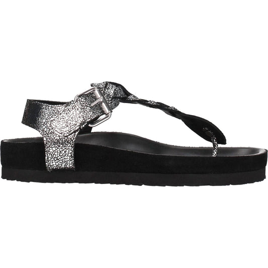 Isabel Marant Black Leather Flip-Flop Sandals IS-8547291037961-EU36/US6