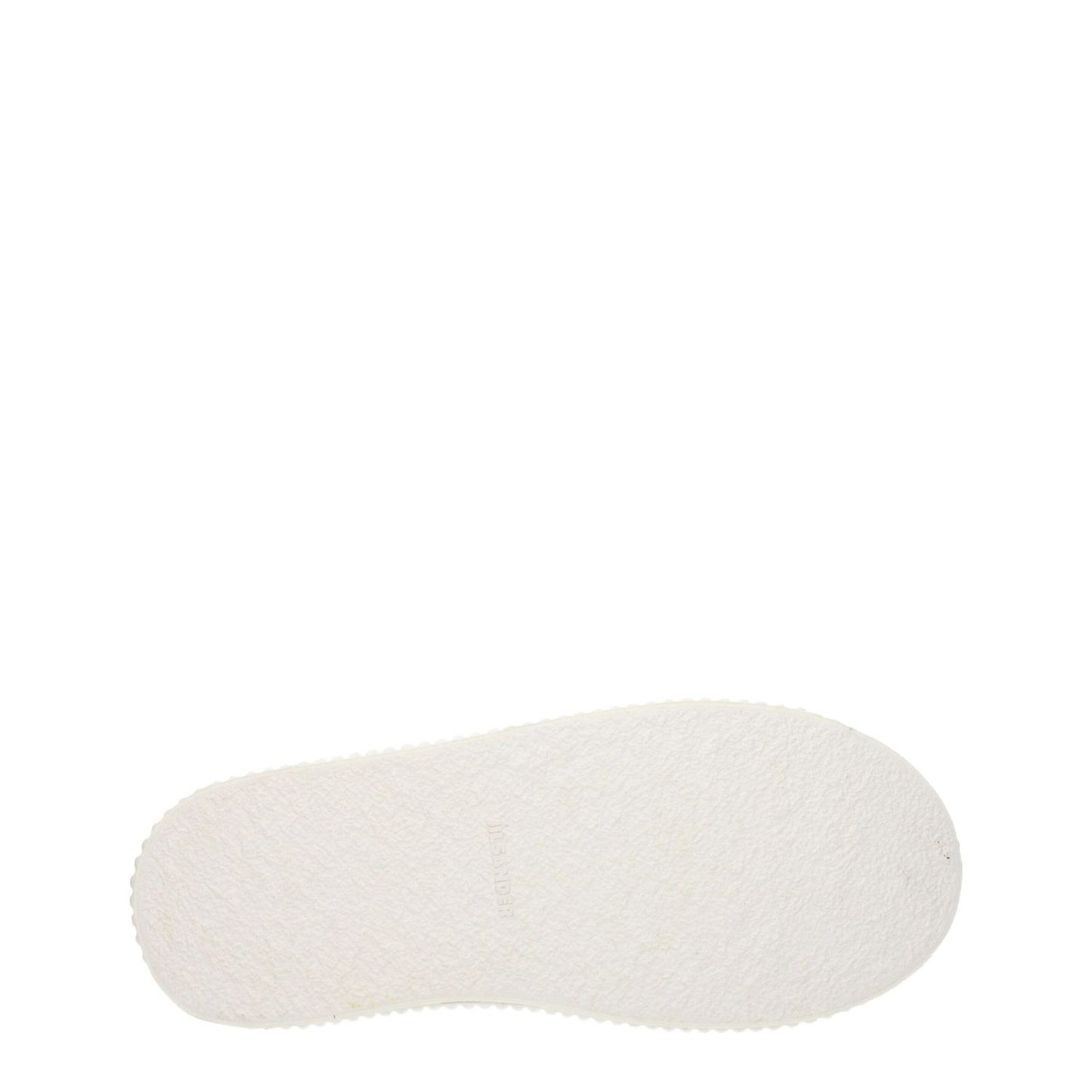 Jil Sander White Fabric Platform Sneakers