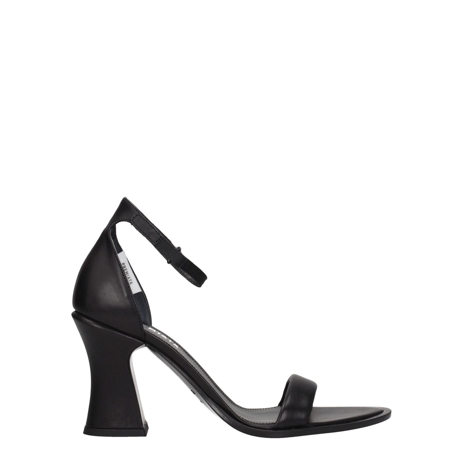 Premiata Black Leather Sandals
