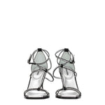 Dsquared² Black Satin Stiletto Heels Sandals