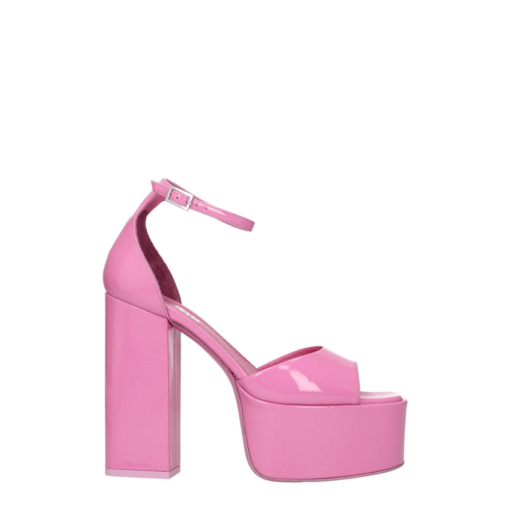 Paris Texas Pink Leather Platforms PA-8547364307209-EU36.5/US6.5