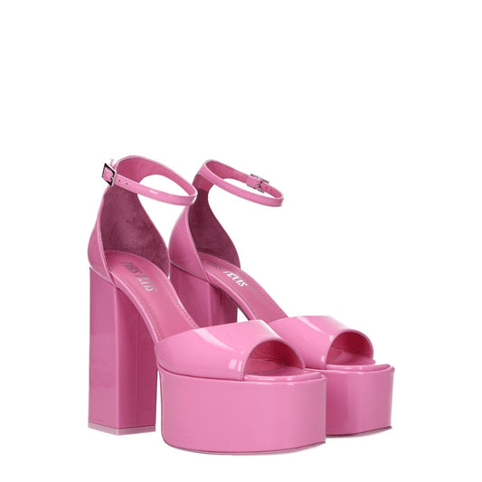 Paris Texas Pink Leather Platforms PA-8547364307209-EU36.5/US6.5