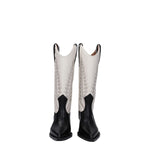 Paris Texas Beige Leather Boots