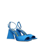 The Attico Blue Satin Stiletto Heels Sandals TH-8547462807817-EU36/US6