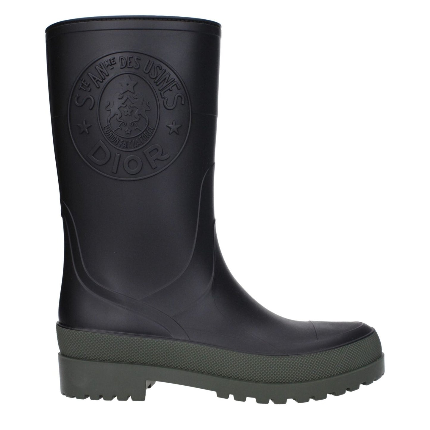 Christian Dior Black Cotton Rain Boots CH-9138544738569-EU37/US7
