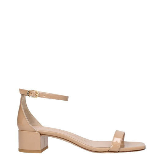 Stuart Weitzman Pink Leather Flat Sandals ST-9250405384457-EU36/US6