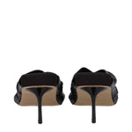 Stella McCartney Black Leather Stiletto Heels Sandals ST-9256214692105-EU36.5/US6.5