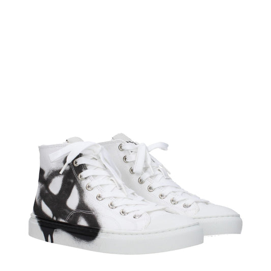 Vivienne Westwood White Fabric High Tops VI-9365449703689-EU36/US6