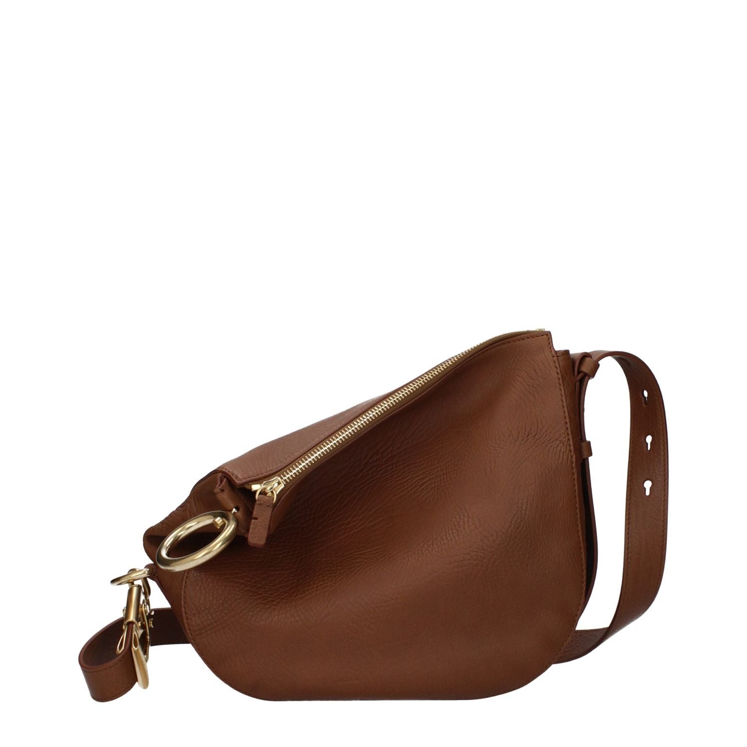 Front view with bag zipped and handles upright.