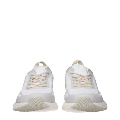 Veja White Fabric Athletic Sneakers