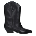 Isabel Marant Black Leather Ankle Boots IS-9490901696777-EU36/US6