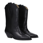 Isabel Marant Black Leather Ankle Boots IS-9490901696777-EU36/US6