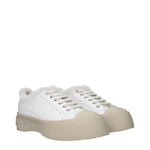 Marni White Leather Low Tops MA-9490973425929-EU36/US6