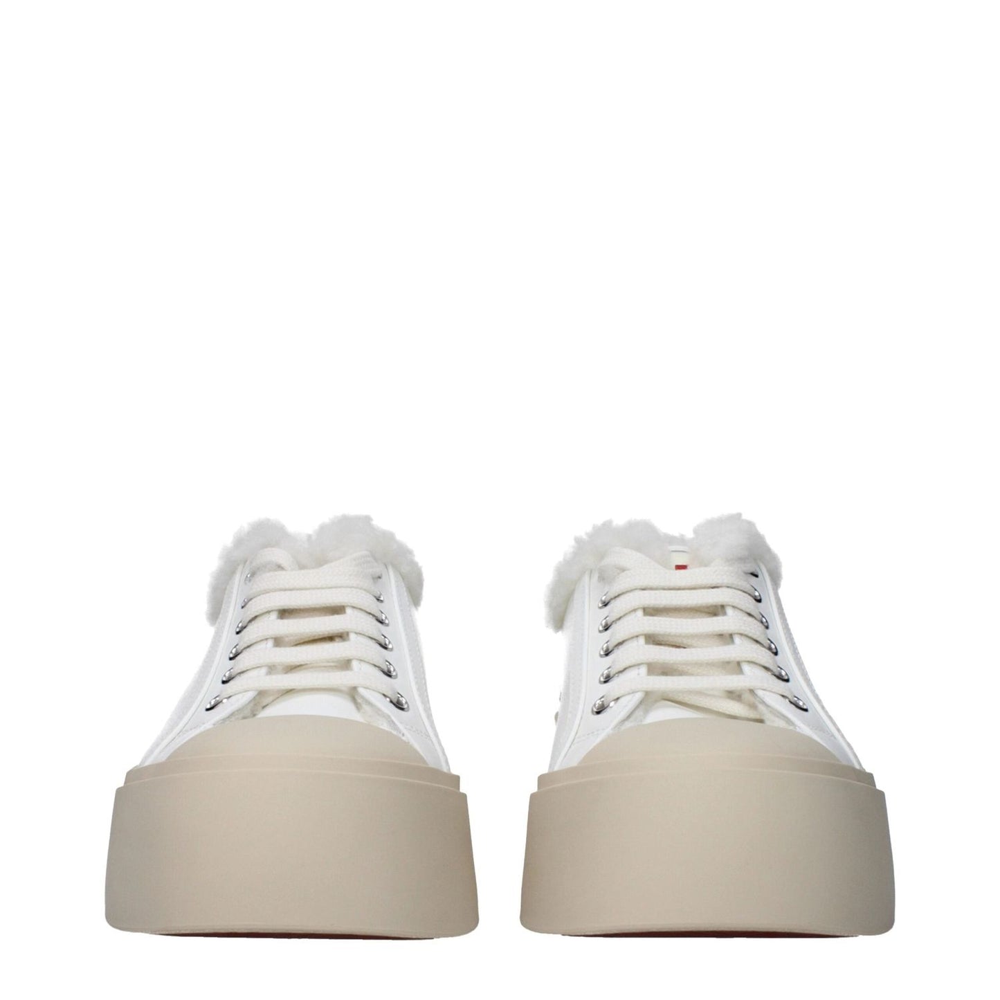 Marni White Leather Low Tops MA-9490973425929-EU36/US6