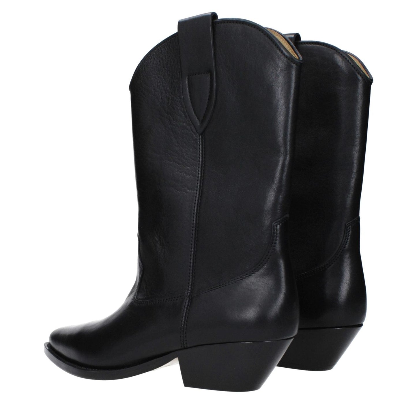 Isabel Marant Black Leather Ankle Boots IS-9490901696777-EU36/US6