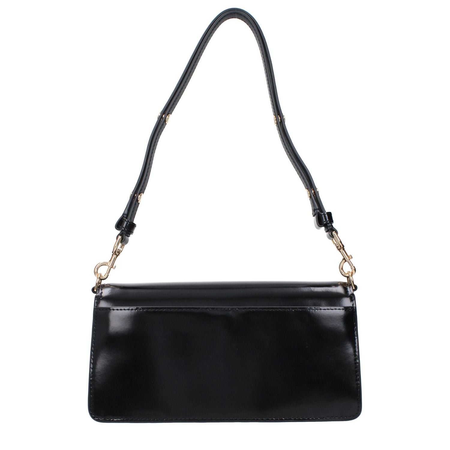 Front view with bag zipped and handles upright.