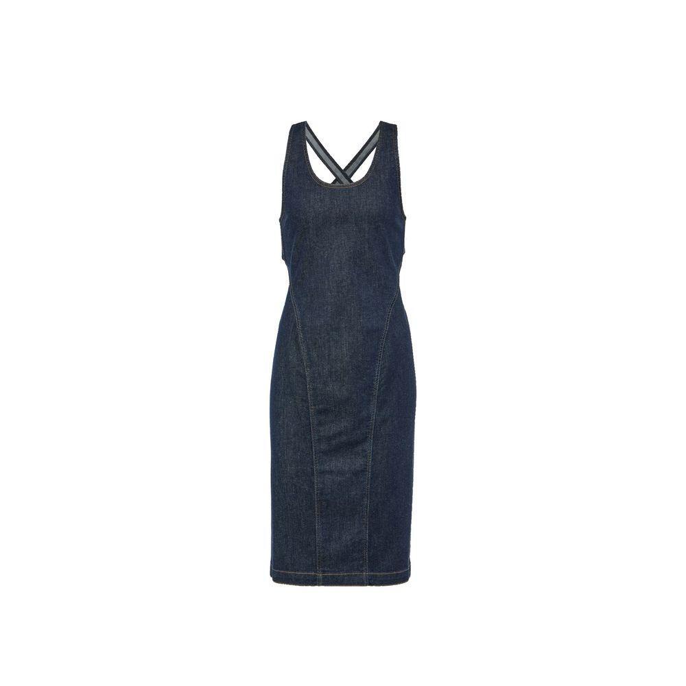 Alaïa Sculpt Denim Dress AL-8782940963028-40