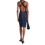 Alaïa Sculpt Denim Dress AL-8782940963028-40