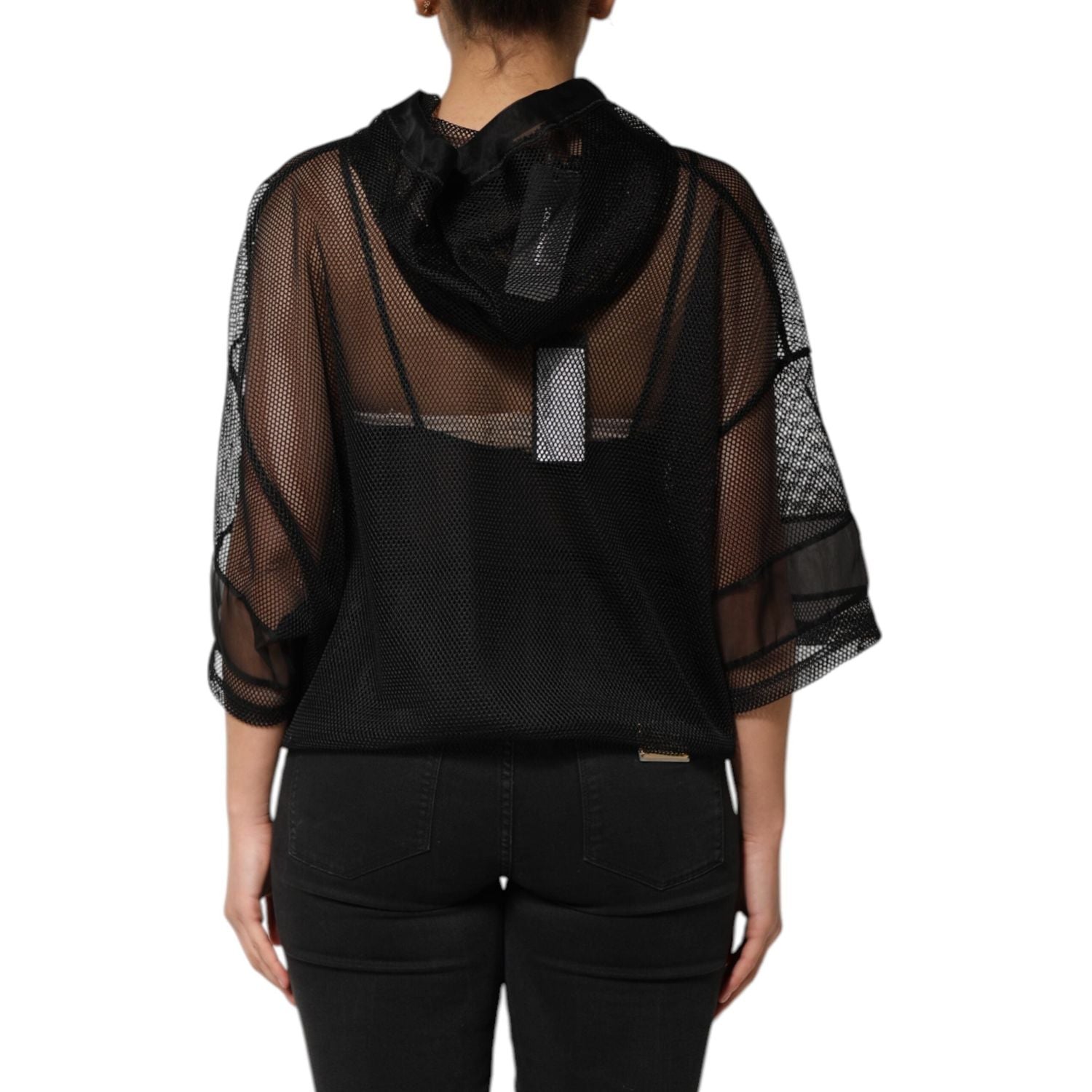 Front view with bag zipped and handles upright.