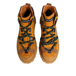 Dolce & Gabbana Orange Lace Up Trekking Ankle Boots Shoes MV7695-46