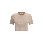Fendi Cropped T-Shirt FE-FS9715ASNIF1RX9-M