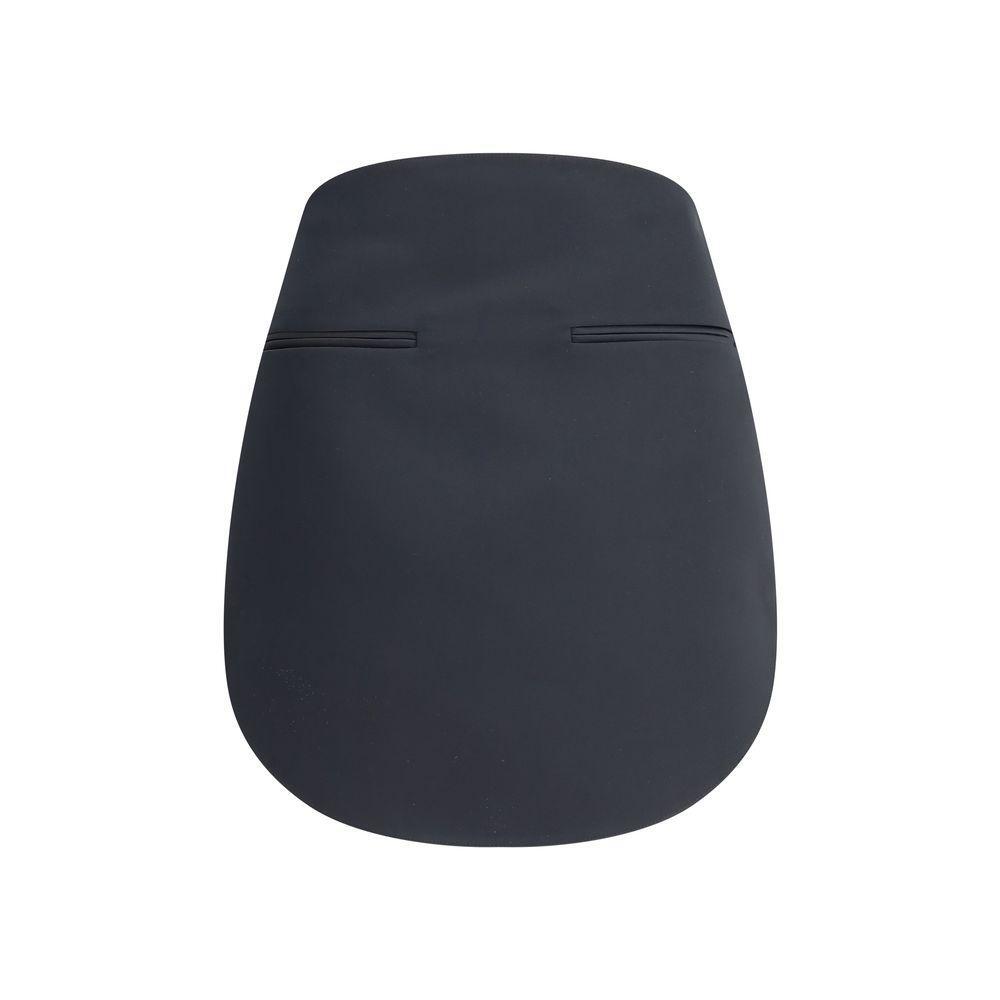 Front view with bag zipped and handles upright.