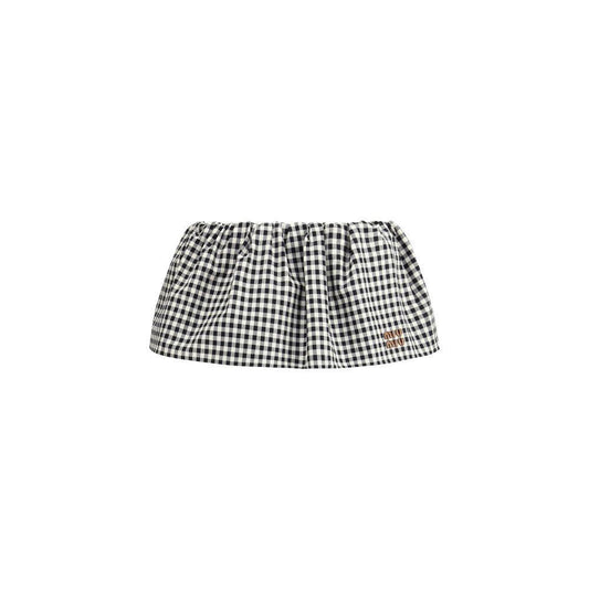 Miu Miu Vichy pattern Miniskirt MI-MG2200SOOO12OFF0964-IT42 | L