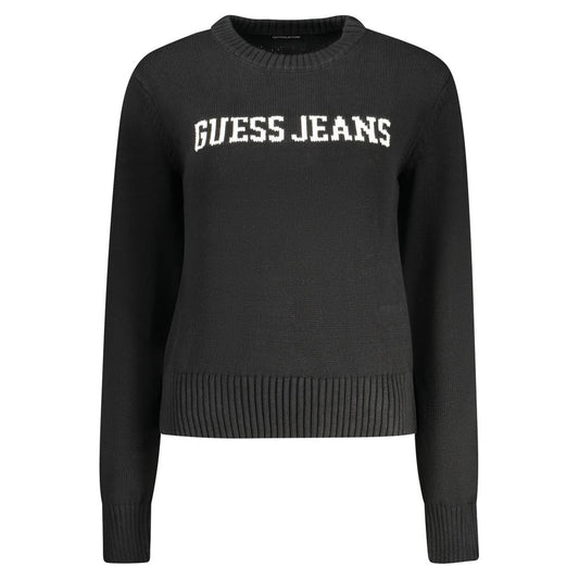 Guess Jeans Black Cotton Sweater GU-35071-S