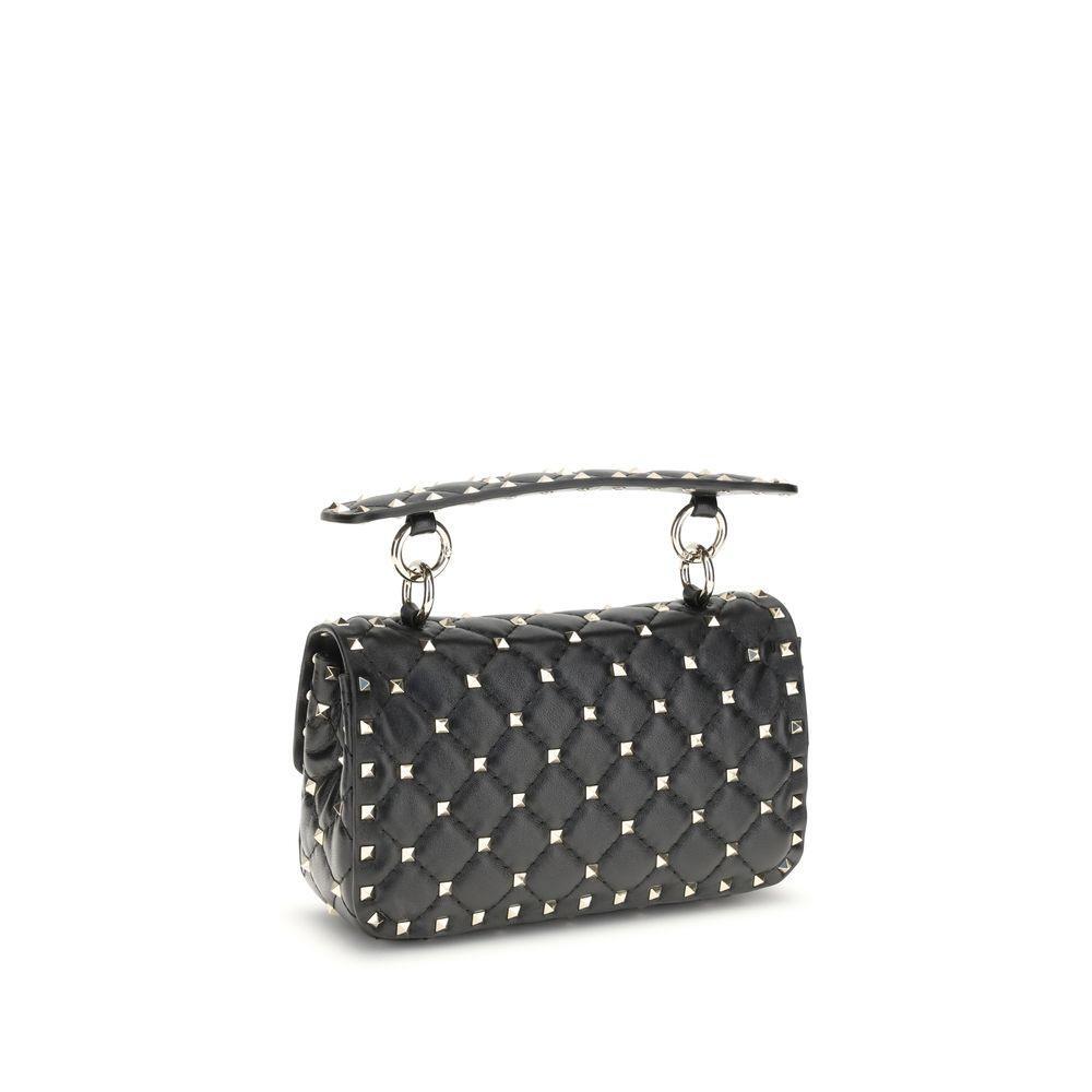 Valentino Garavani Small Leather Rockstud Spike Handbag VA7W2B0123NAP0NOBB