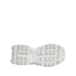 Dolce & Gabbana White Silver Low Top SPACE Men Sneakers Shoes