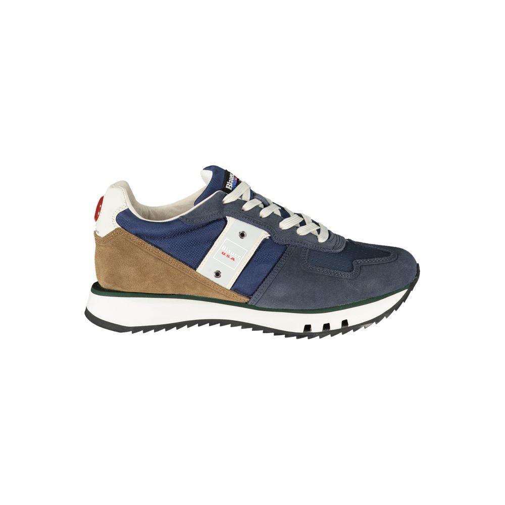 Blauer Blue Leather Men Sneaker BL-39235-EU40/US7