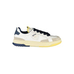 Blauer White Leather Men Sneaker