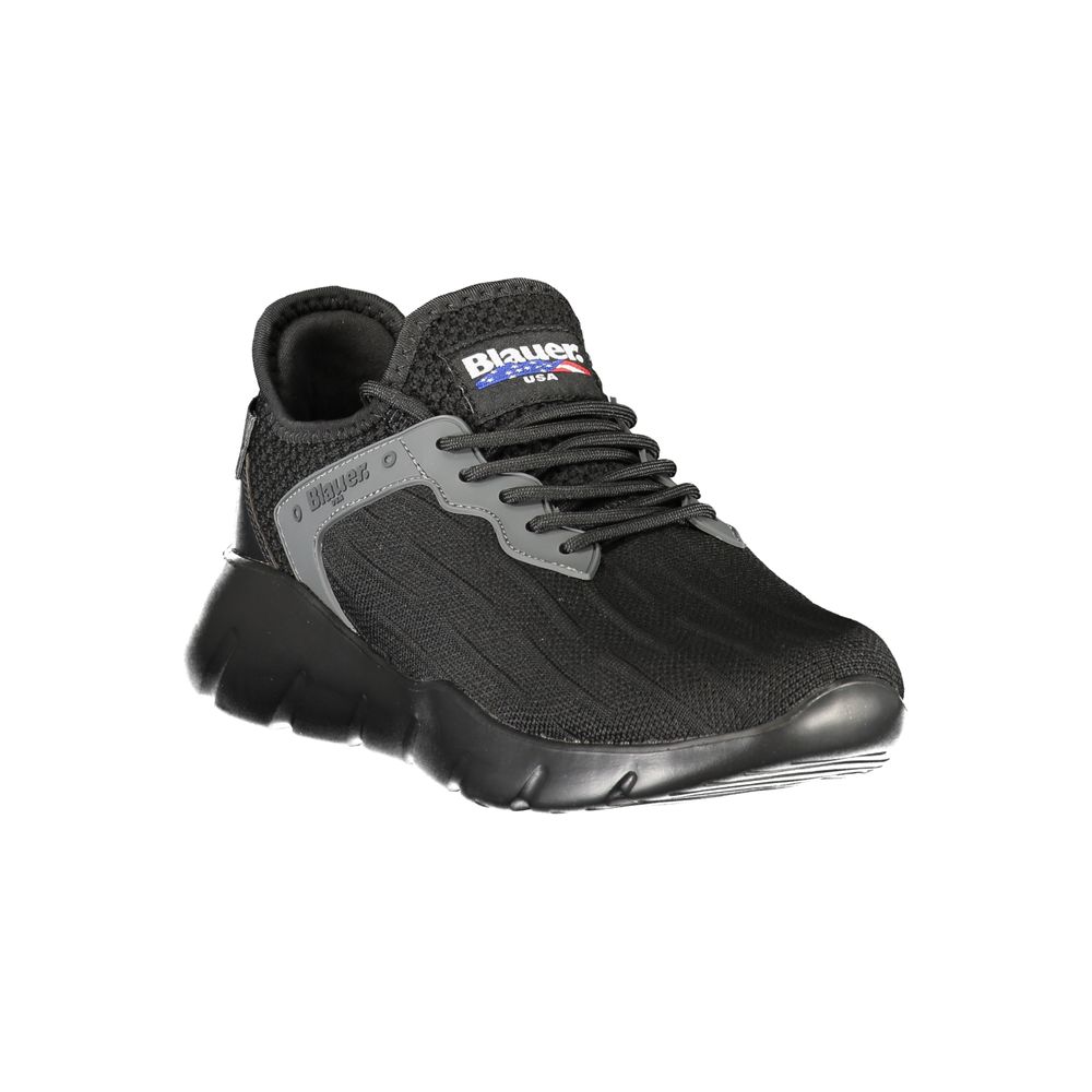 Blauer Black Polyester Men Sneaker
