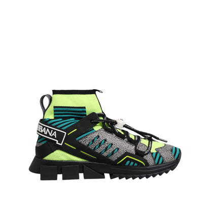 Dolce & Gabbana Multicolor Sorrento Socks Men Sneakers Shoes