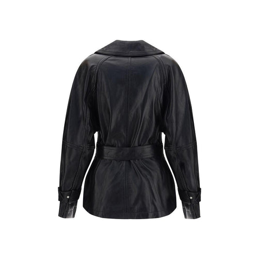 Rohe Double-breasted leather Jacket RO-41611145001-IT36 | XS