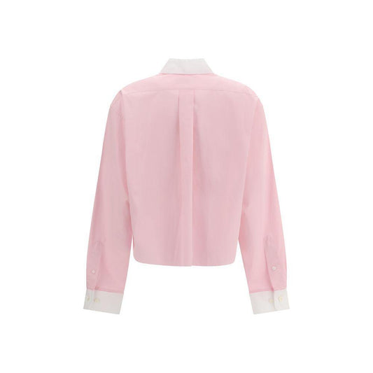 Miu Miu Cropped Shirt MI-MK1971SOOO10RGF0028-IT38 | S