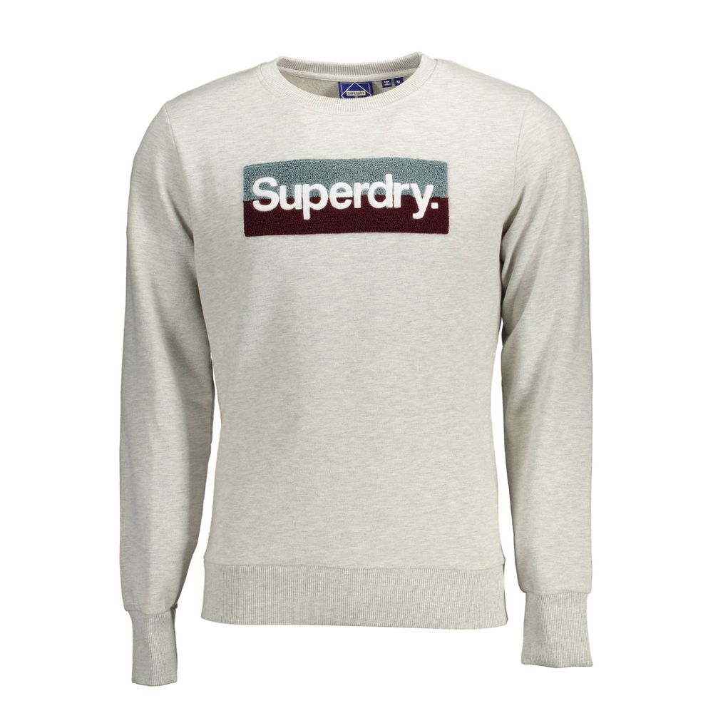 Superdry Gray Cotton Sweatshirt