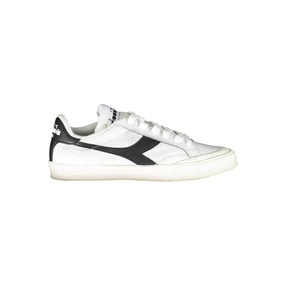 Diadora White Fabric Sneaker
