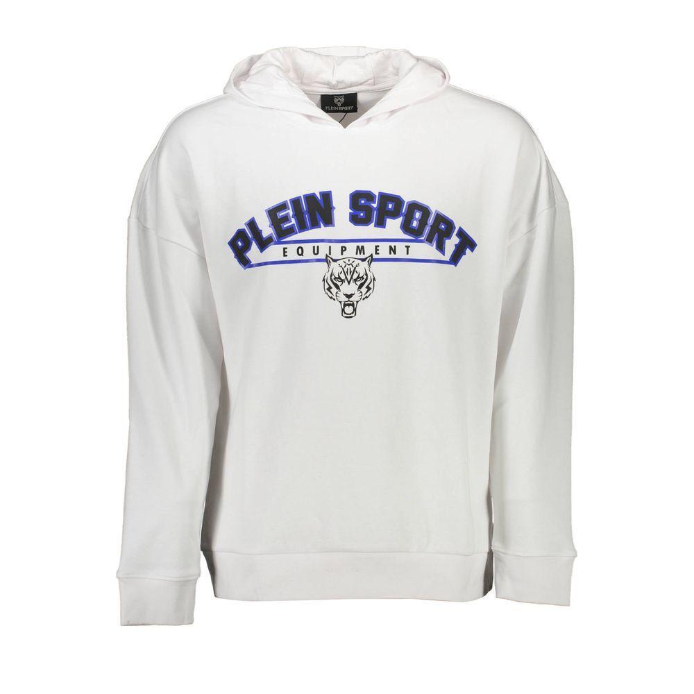 Plein Sport White Cotton Sweater PL-9569-S