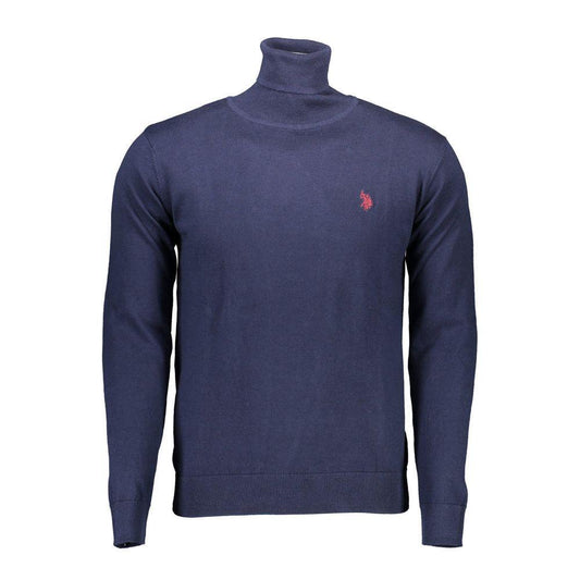 U.S. POLO ASSN. Blue Cotton Sweater US-9828-XXL