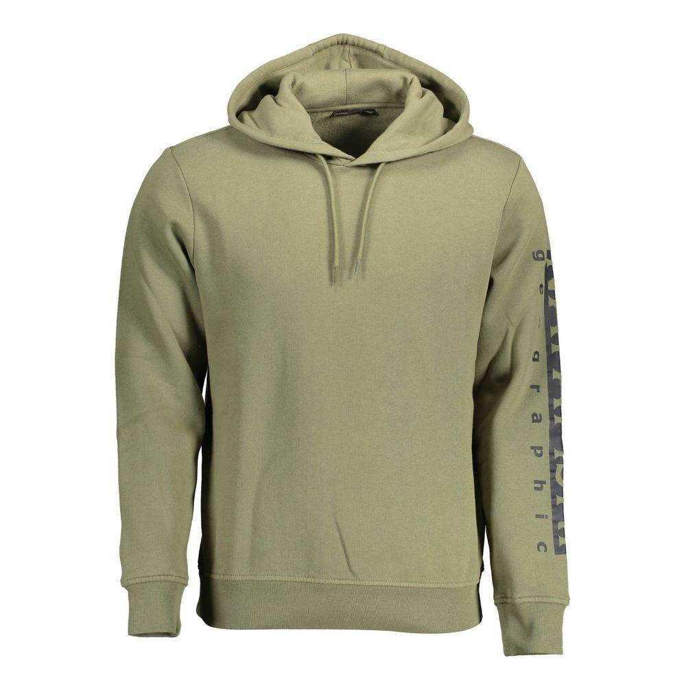 Napapijri Green Cotton Sweatshirt