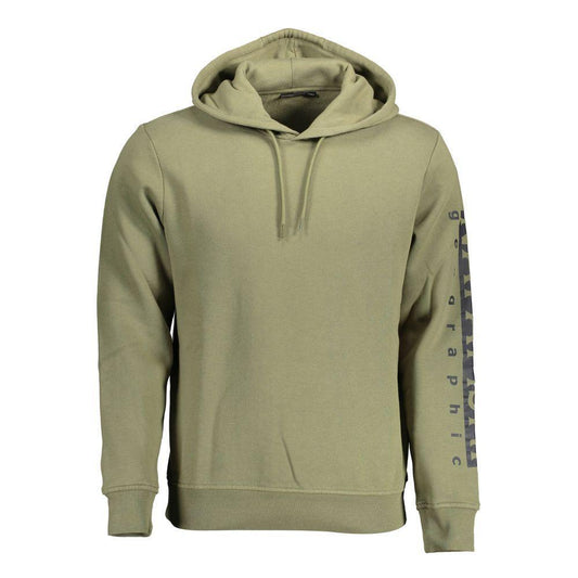 Napapijri Green Cotton Sweater NA-14609-XXL