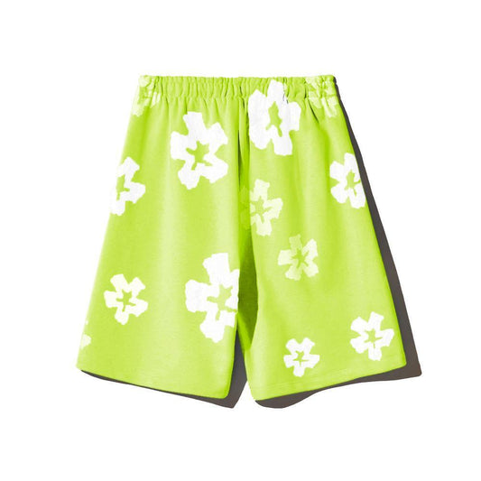 Comme Des Fuckdown Green Cotton Short
